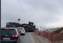 Momenti kur KFOR-i ukrainas largohet nga Kosova, shkojnë për të luftuar në Ukrainë (Video)
