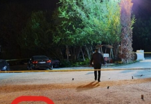 Pamje nga vendi i ngjarjes, ku u plagosen dy vëllezër – njëri prej të cilëve vdiq në Emergjencë