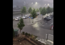 Pamje nga stuhia edhe në Kaçanik