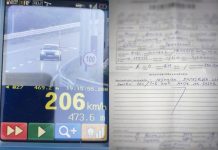 Policia dënon ngasësin e “shfrenuar” nga shpejtësia