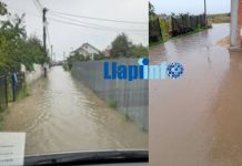 Pamje nga kjo lagje në Podujevë, vërshime të mëdha