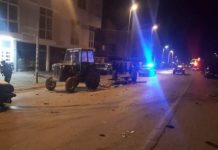 Aksidentohet vetura e Policisë me një traktor