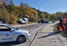 Aksident i rëndë, përplasen dy vetura (Video)