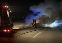 Digjet një veturë në Llapashticë të Podujevës (Video)