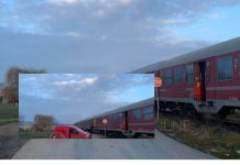 Treni godet veturën në Prishtinë – pamje nga vendi i ngjarjes