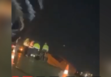 Aksidentohet një veturë – pamje nga vendi i ngjarjes (VIDEO)