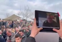 Nasim Haradinaj e përcolli nga Haga varrimin e vëllait të tij (Video)