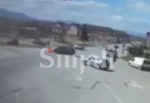 Aksident i rëndë, vdes një person – momenti i përplasjes së veturave ( VIDEO)
