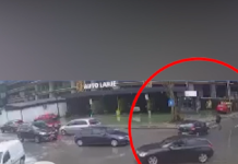 Goditet në zebra këmbësori në Prishtinë – pamje nga momenti (VIDEO)
