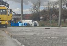 Pamje nga aksidenti në Peran të Podujevës
