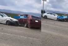 Aksident në fshatin Shtedim të Podujevës, pamje nga vendi i ngjarjes