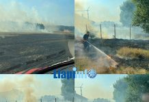 Podujevë; Digjet hapësira afër shkollës së këtij fshati