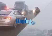 “Aksidente, mjegull dhe ngrica” – Bllokohet hyrja e autostradës në Trudë (Video)