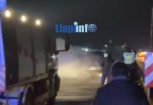 Podujevë; Zjarrfikësit arrijnë në vendngjarje (Video)