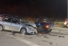 Pamje nga aksidenti me të lënduar në Lluzhan (VIDEO)