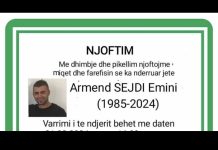 Ndërron jetë në moshë të re Armend Emini nga Podujeva (Foto)