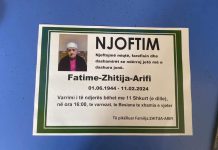 Podujevë; Ndërron jetë Fatime Zhitija – Arifi (Foto)