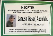 Podujevë; Ndërron jetë Lamush Abdullahu (Foto)