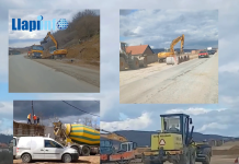 Pamje nga punimet në rrugën Podujevë-Prishtinë (Video)
