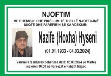 Podujevë: Ndërron jetë Nazife Hyseni (Foto)