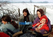 LLapashticë 1 Janar 1999 – Gra e fëmijët, duke u larguar nga bombardimet e altilerisë serbe!