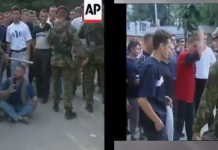 Nuk u lejua vendosja e flamurit kombëtar në objektin e komunës, kjo ishte protesta më e madhe e pasluftës në Podujevë (Video)