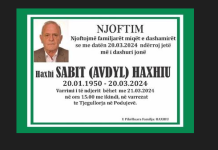 Podujevë: Ndërron jetë haxhi Sabit Haxhiu (Foto)