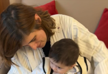 Heroina llapjane, Saranda Bogujevci dhe djali i saj me veshje të veçantë (Pamje)