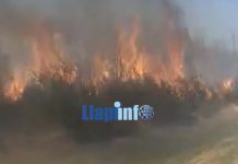 Zjarr i madh në këtë fshat të Podujevës (Video)