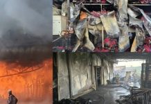 “Shkrumb e hi”, pamje nga fabrika e mjedrës që u dogj në Podujevë