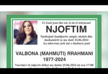 Podujevë; Ndërron jetë Valbona Mahmuti – Rrahmani (Foto)