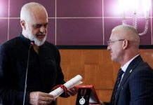 Edi Rama nderon me mirënjohje humanistin, Halil Kastrati