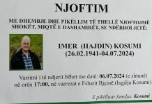 Podujevë; Ndërron jetë Imer Kosumi (Foto)