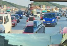 ‘Bllokohet’ magjistralja Podujevë – Prishtinë (Pamje)