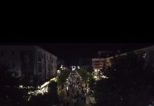 Podujeva mbrëmë; Pamje të bukura me plot njerëz (Video)