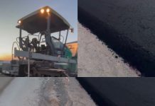 Asfaltohet edhe një pjesë e rrugës Podujevë – Prishtinë (Pamje)