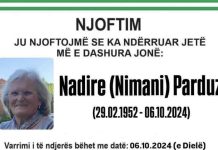 Podujevë; Ndërron jetë Nadire Parduzi (Foto)