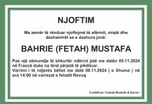 Podujevë; Ndërron jetë Bahtie Mustafa (Foto)