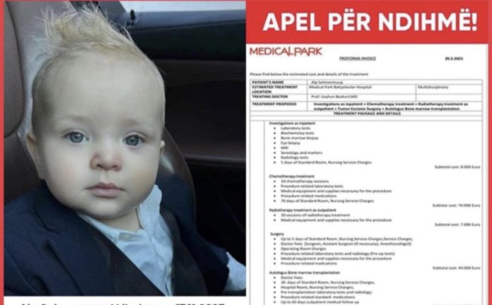 Kërkohet ndihmë për Alpin e vogël, vuan nga një sëmundje e rëndë
