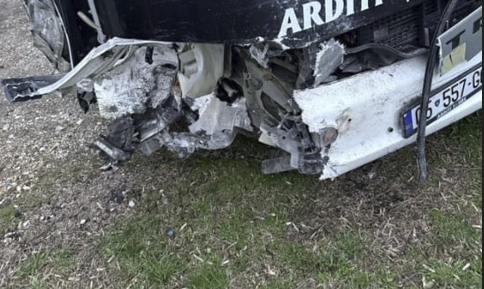 Aksidentohet autobusi i Kosovës, po vinte nga Zvicra (FOTO)