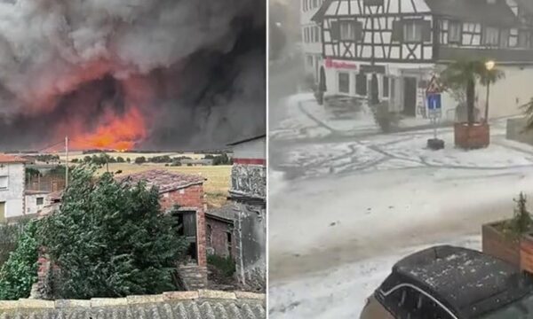 “Çmendet” moti në Gjermani, temperatura deri në 40 gradë, disa zona zbardhen nga breshri