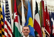 Oficeri i FSK’së diplomon në SHBA, u trajnua për planifikim e drejtim të operacioneve të inxhinierisë ushtarake