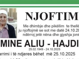 Podujevë; Ndërron jetë Emine Aliu – Hajdini (Foto)