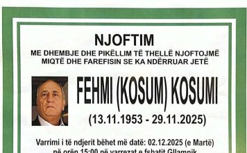 Podujevë; Ndërron jetë Fehmi Kosumi (Foto)