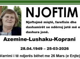 Podujevë; Ndërron jetë Azemine Lushaku – Koprani (Foto)