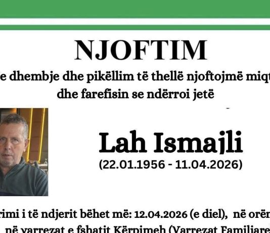 Podujevë; Ndërron jetë Lah Ismajli (Foto)