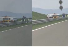 Vetaksident në autostradën “Ibrahim Rugova”