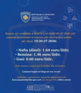 Ky është çmimi i naftës për sot në Kosovë