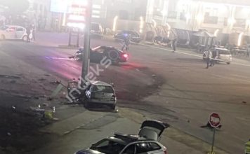 Veturat ndeshen ballë për ballë, momenti i aksidentit tragjik në Podujevë