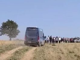 Protestë në Zagori të Vushtrrisë kundër ndërtimit të kishës, policia në vendin e ngjarjes